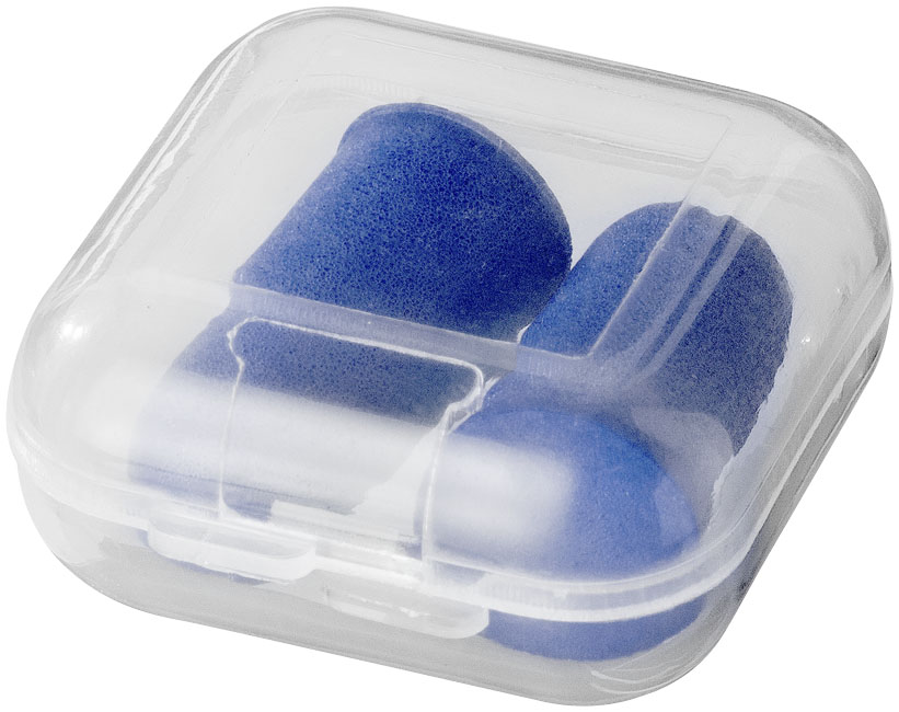 Personalised Serenity earplugs with travel case