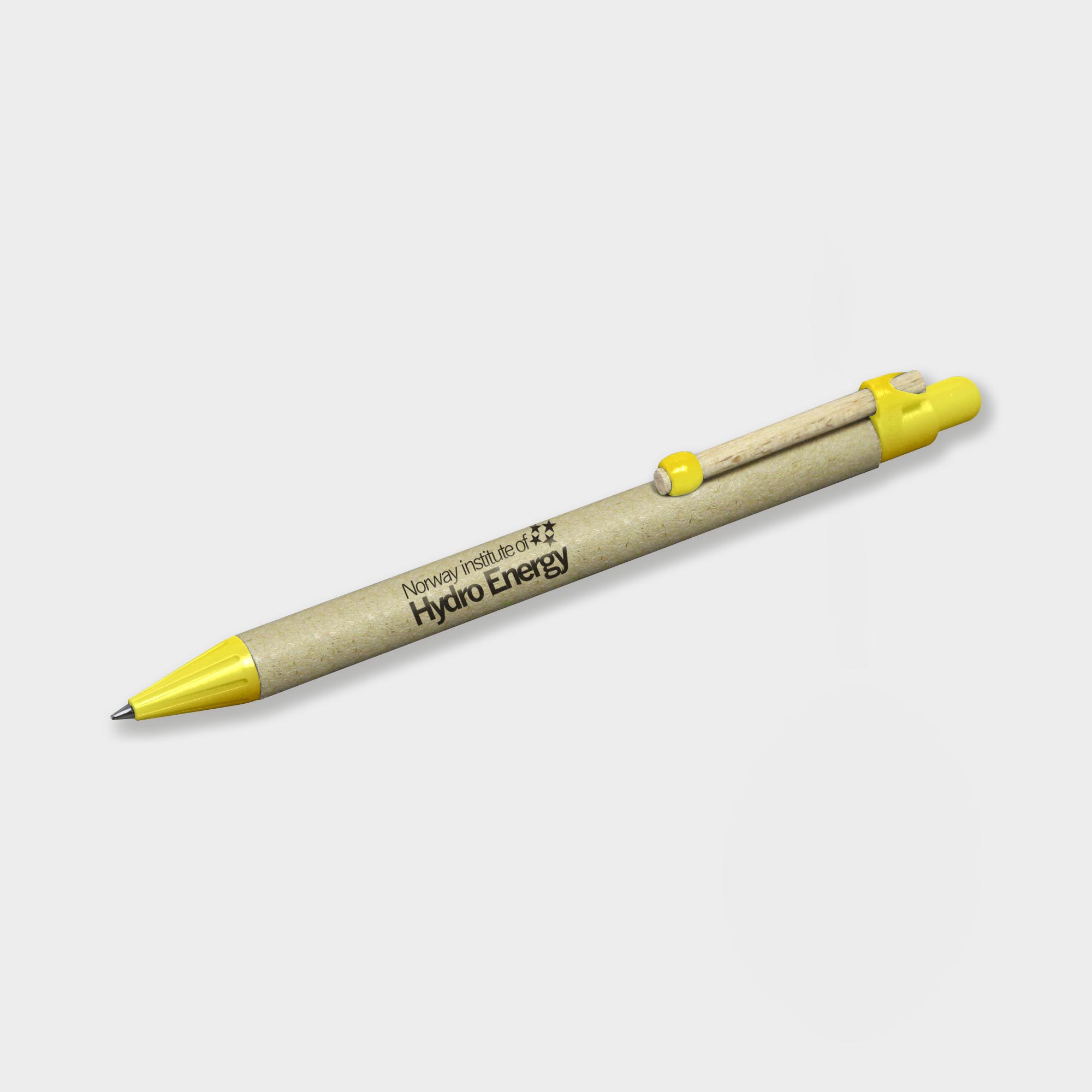 Branded Storia Recycled Pens with Round Clip