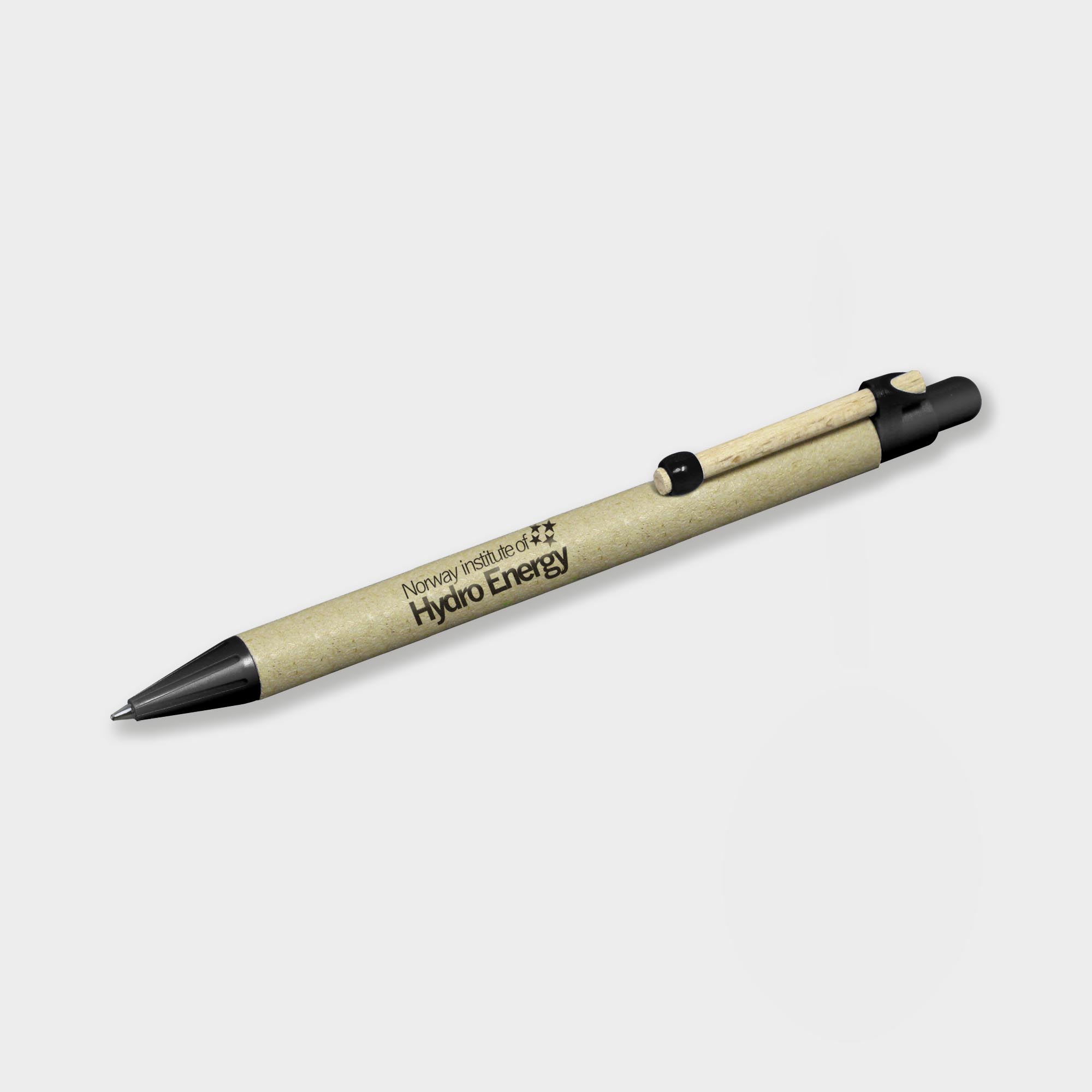 Printed Storia Recycled Pens with Round Clip
