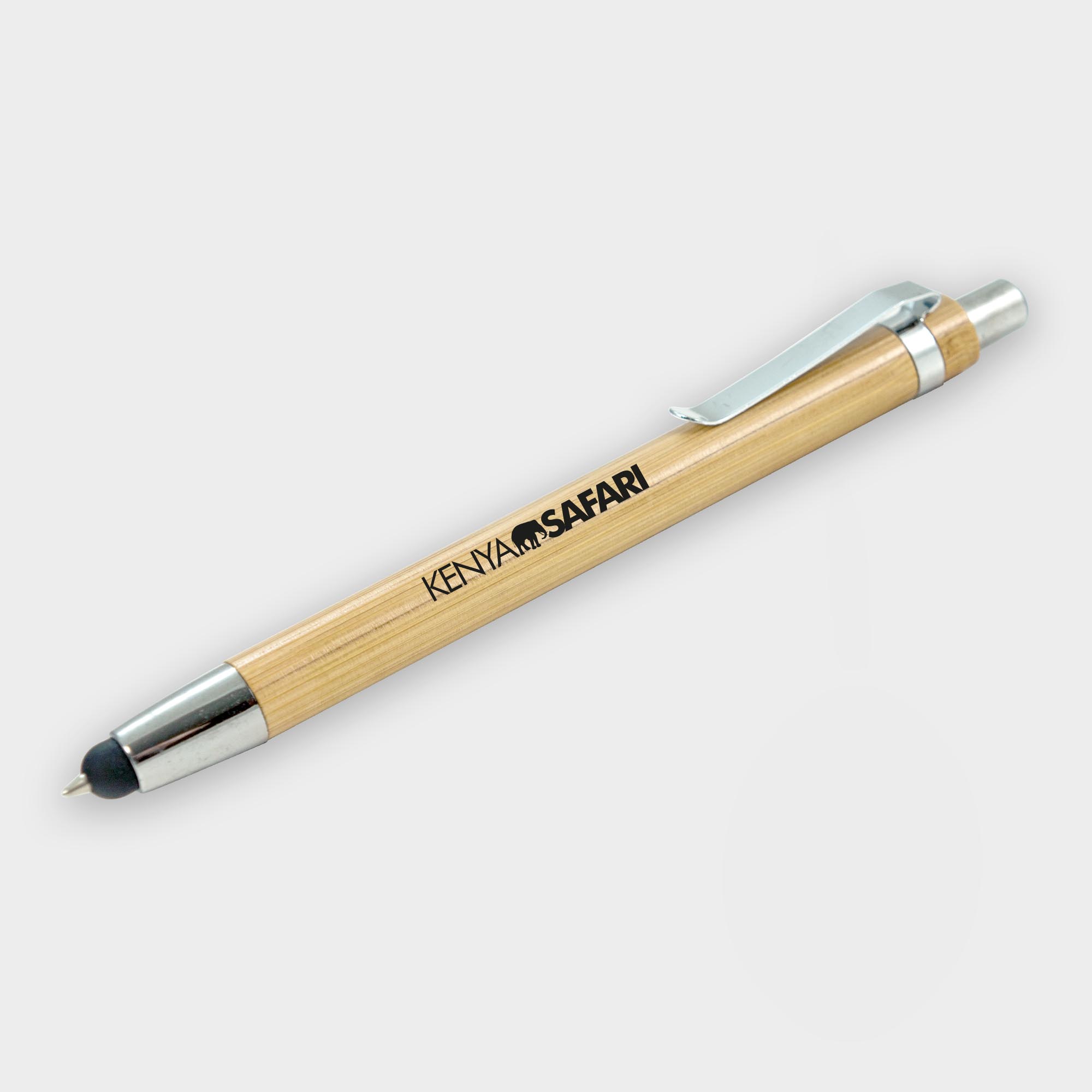 Promotional Bamboo Pen with Touch Screen Stylus
