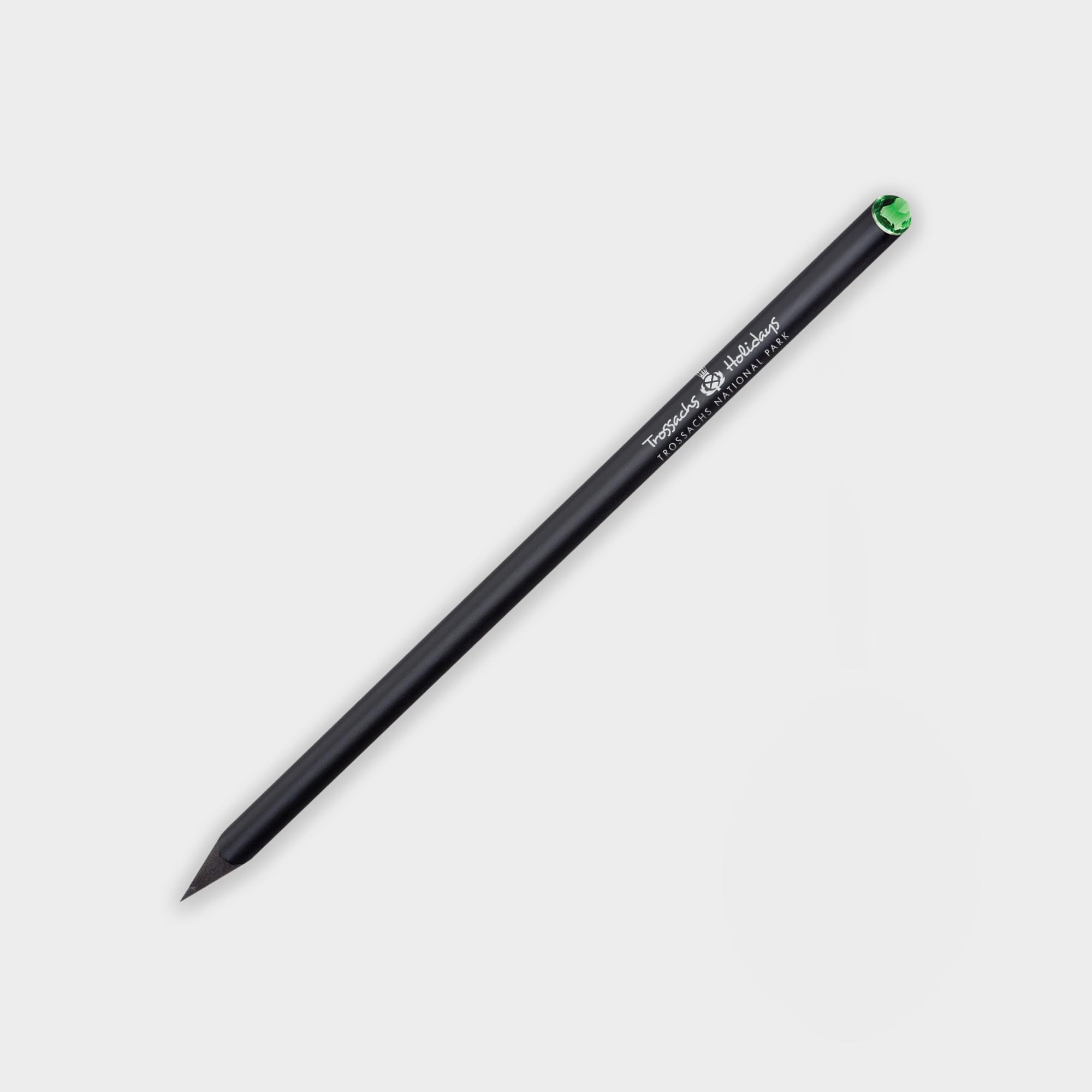 Corporate Crystal Tipped Eco Pencil Black