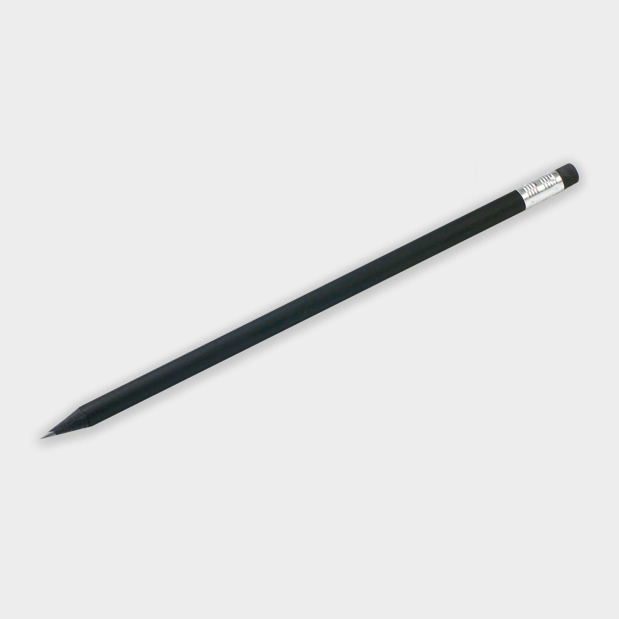 Promotional Wooden Black Pencil with Eraser - FSC