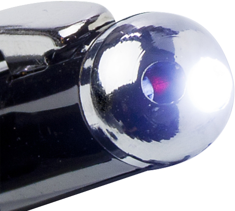 Promotional Laser with LED and rubber tip.
