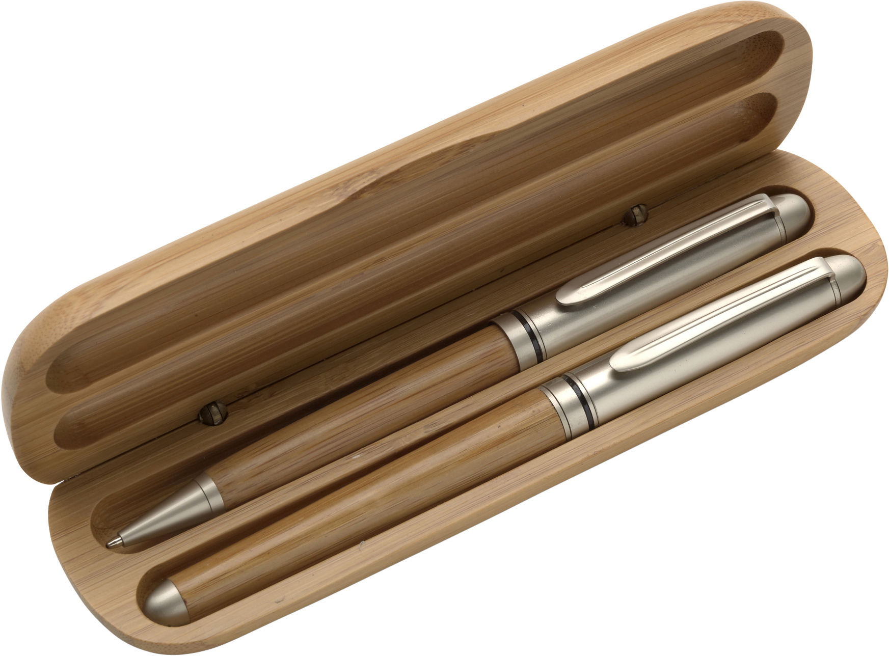 Branded Pen set made from bamboo