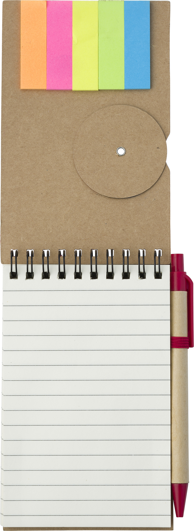 Promotional Wire bound notebook.