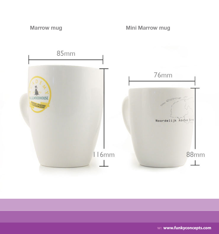 Promotional Mini Marrow ColourCoat Mug                        