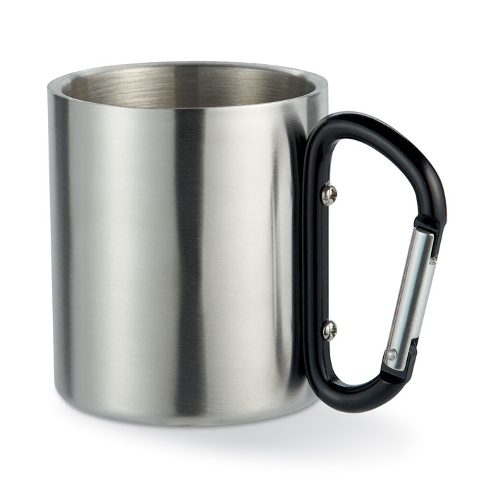 Promotional Metal mug & carabiner handle