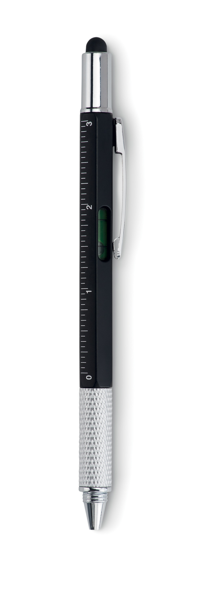 Promotional Spirit level pen with ruler