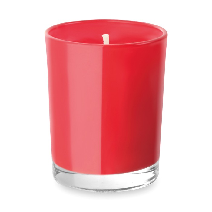 Branded Scented candle in glass