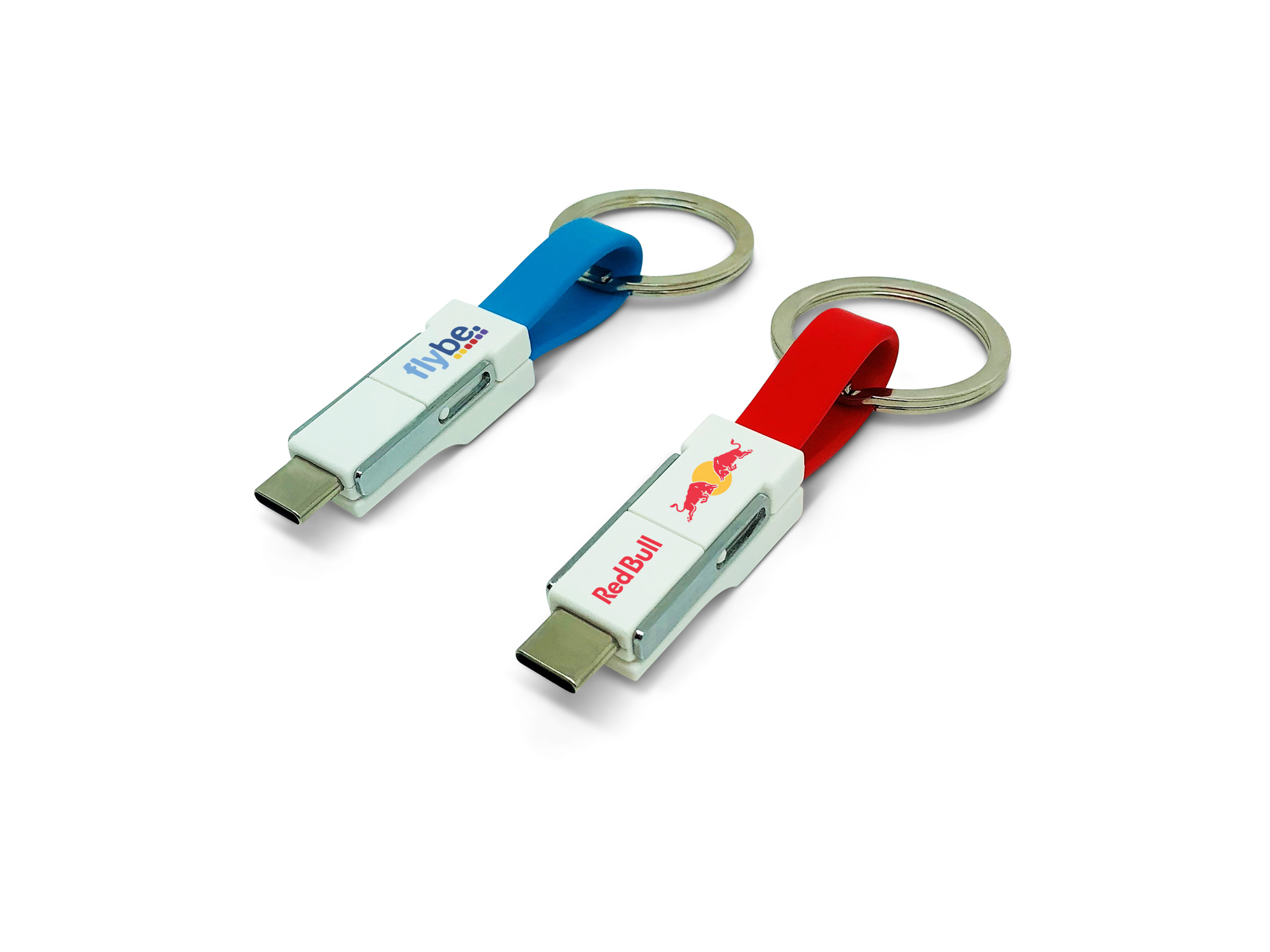 Promotional 3-in-1 Keyring Charging Cable