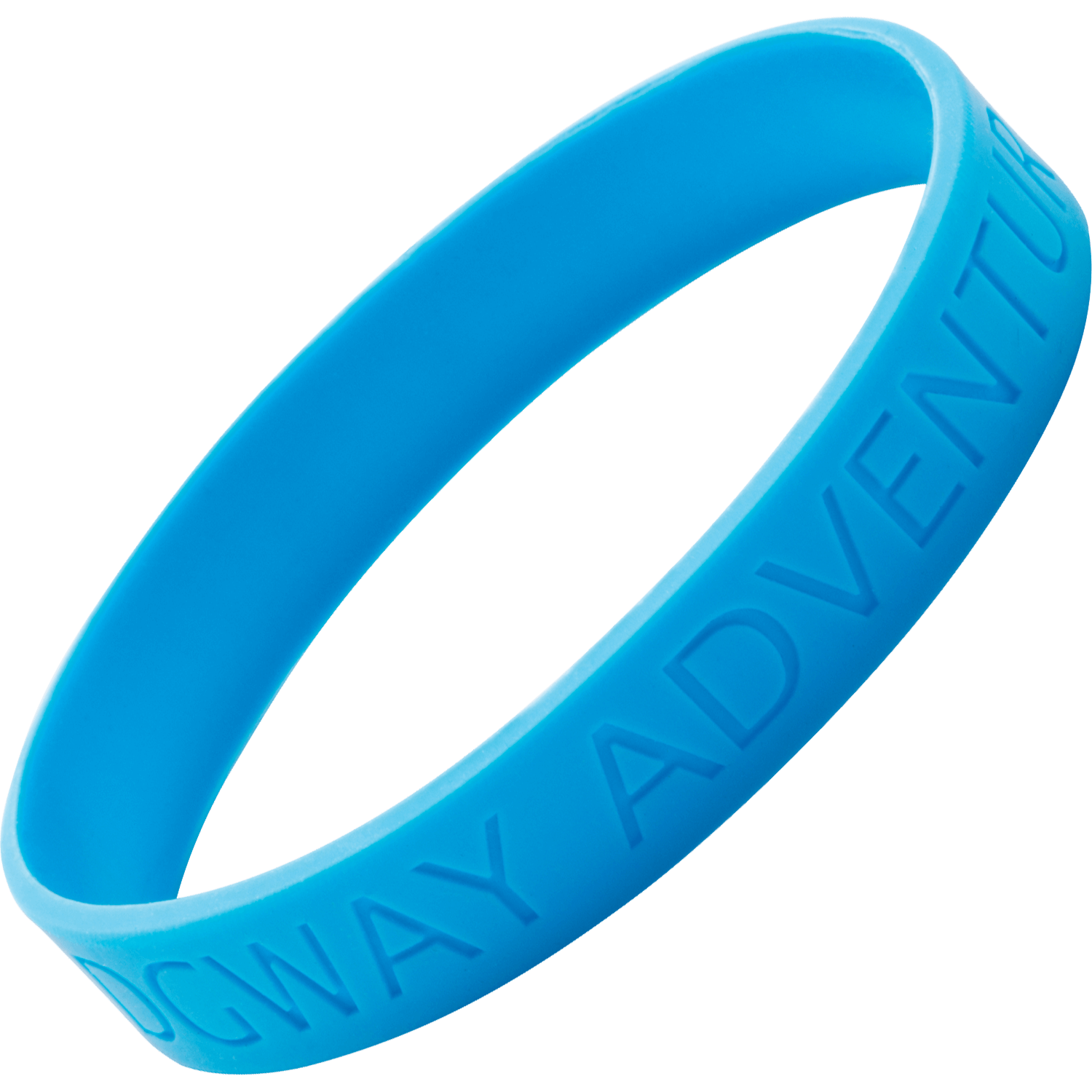 Branded Embossed Silicone Wristband