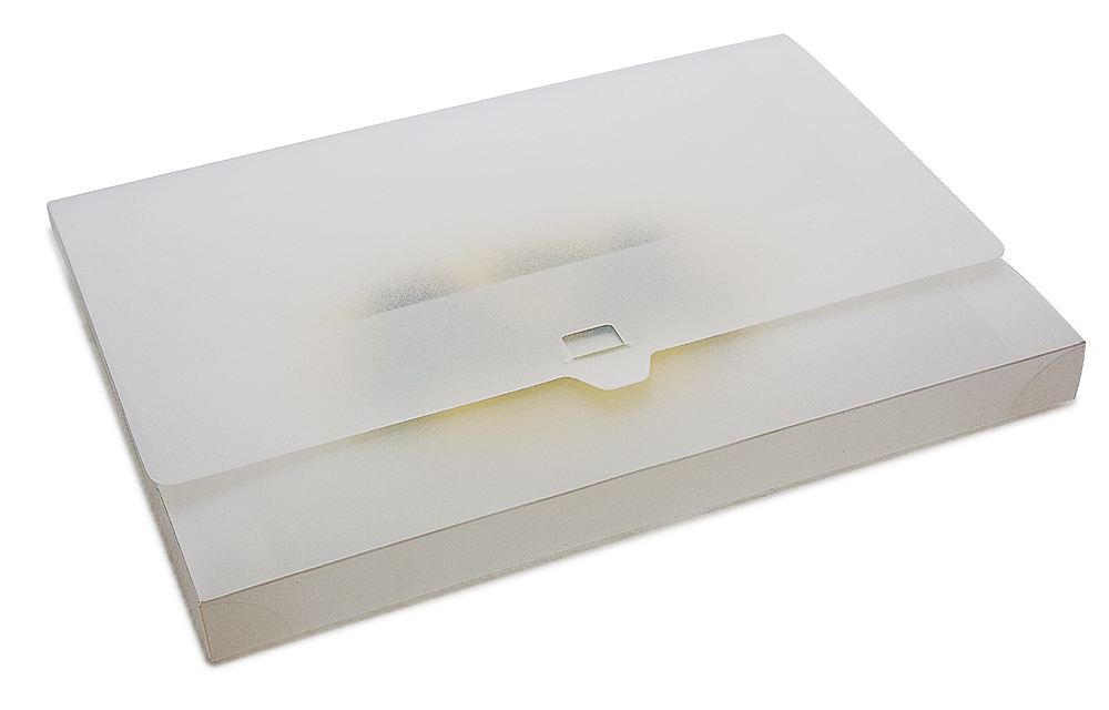 Promotional Polypropylene Conference Box (Available In Frosted White Or Frosted Clear)