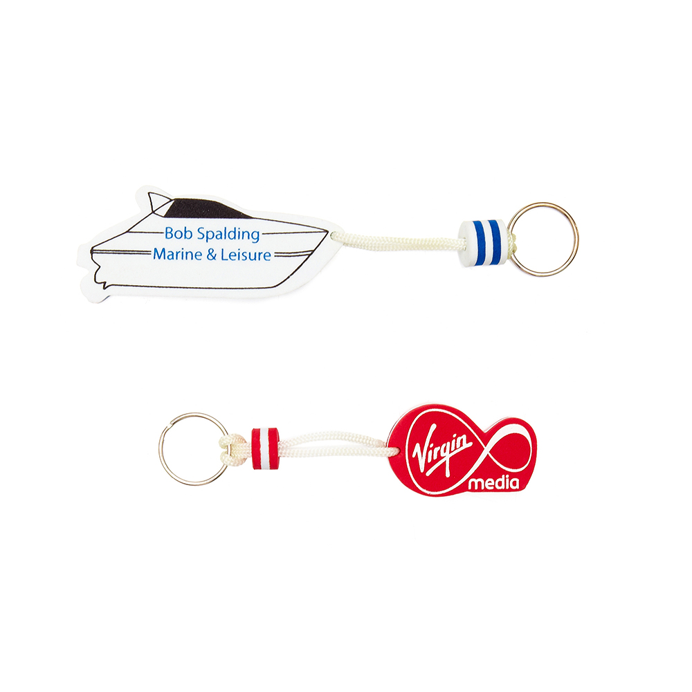 Promotional Floating Keyring - 12mm Thickness - 1 Side