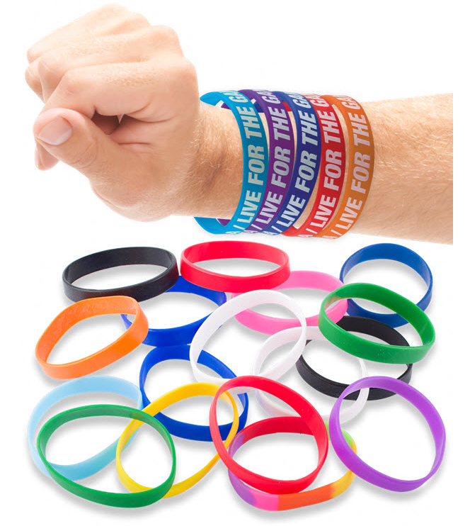 Promotional Single Colour Wristband - Printed