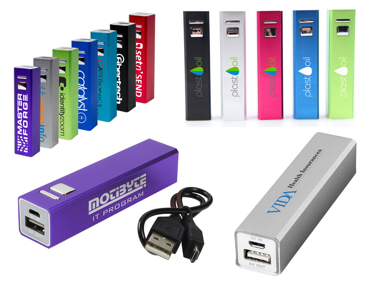 Promotional Portable Power Banks - Square
