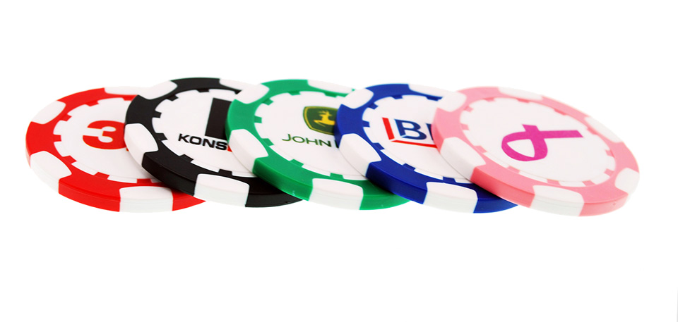 Promotional 8 Stripe Poker Chip Markers