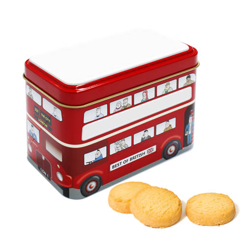 Promotional Bus Tin - Mini Shortbread Biscuits