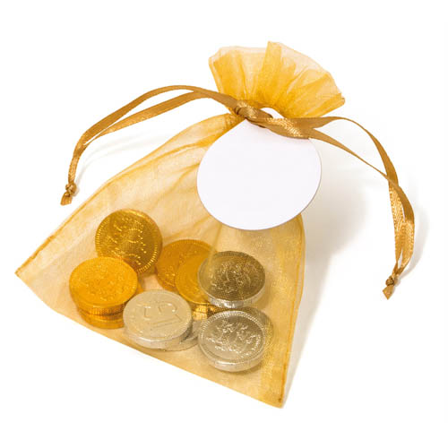 Promotional Organza Bag - Chocolate Coins